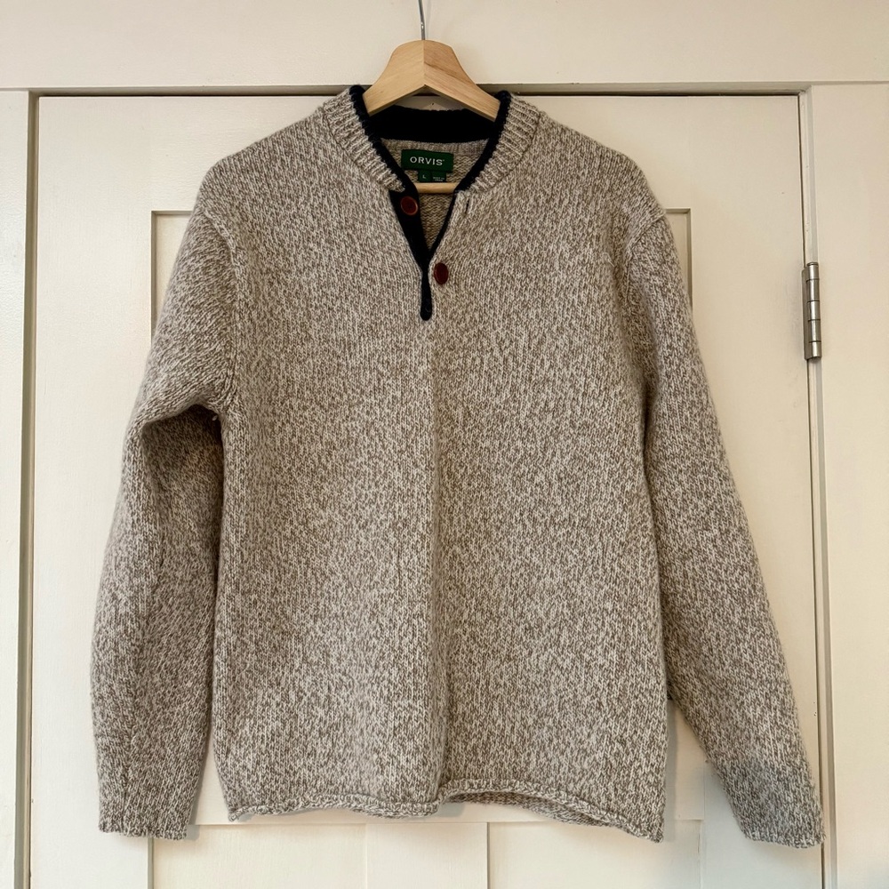 Vintage Orvis Wool Blend Sweater